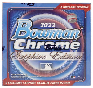 PURCHASE A DIGITAL TRADING CARD AND RECEIVE A RACER in Division in 2022 Bowman Chrome Sapphire Baseball Hobby Box ID 22SAPPHIRE202